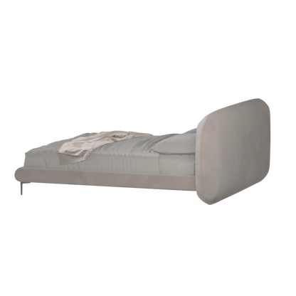 Bolzano Upholstered Bed with Curved Headboard