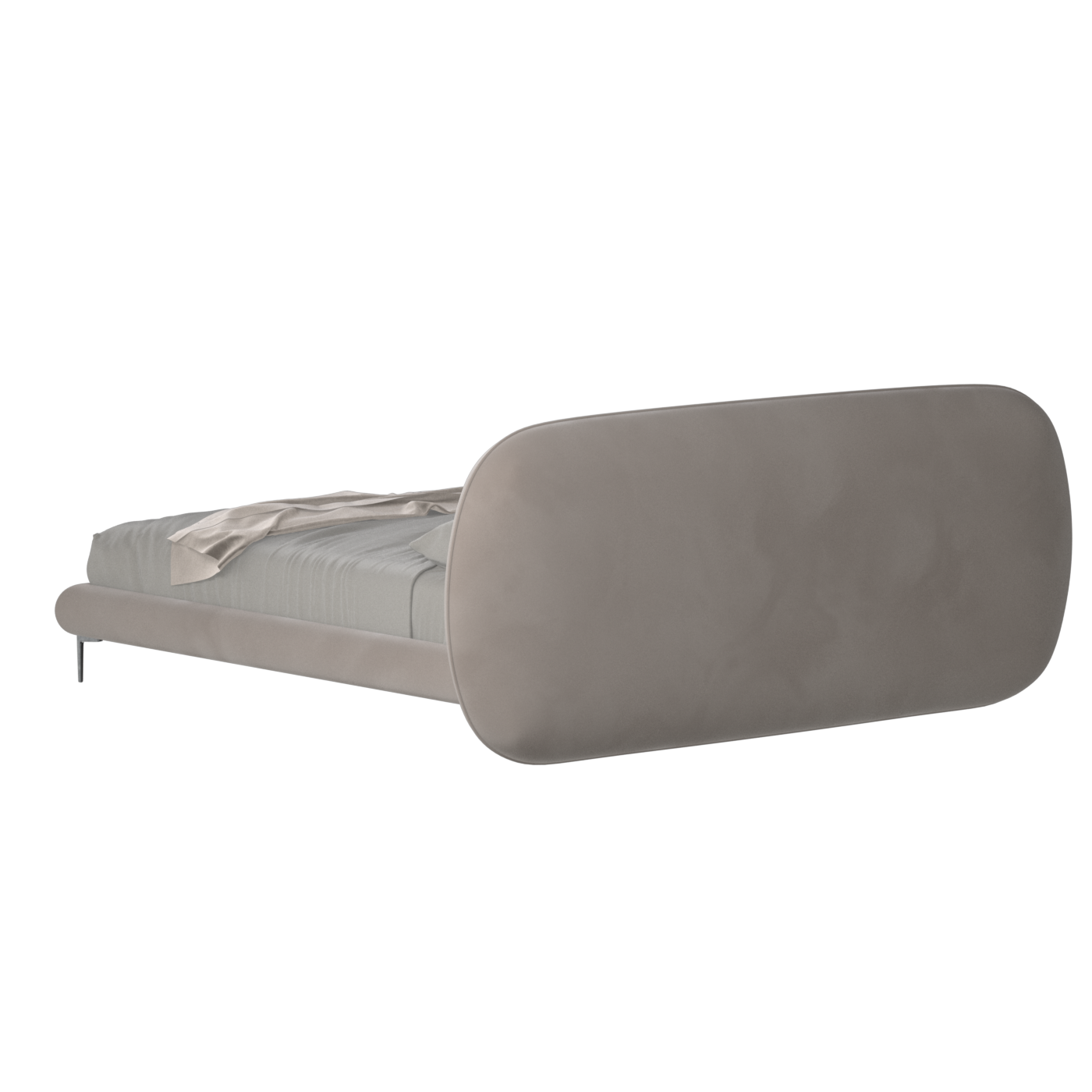 Bolzano Upholstered Bed with Curved Headboard
