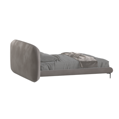 Bolzano Upholstered Bed with Curved Headboard