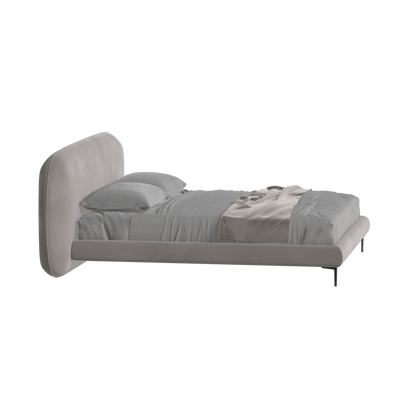 Bolzano Upholstered Bed with Curved Headboard