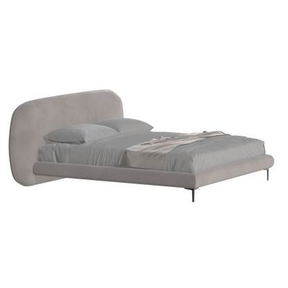 Bolzano Upholstered Bed with Curved Headboard