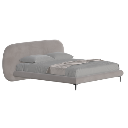 Bolzano Upholstered Bed with Curved Headboard