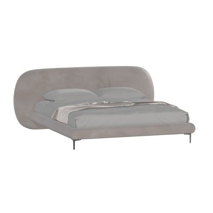 Bolzano Upholstered Bed with Curved Headboard