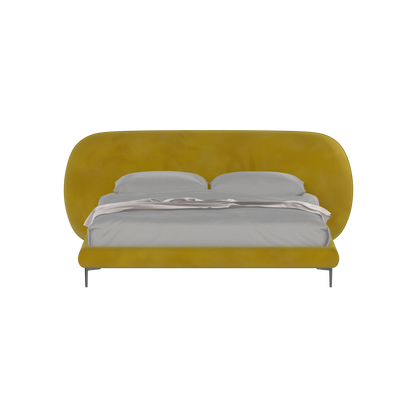 Bolzano Upholstered Bed with Curved Headboard