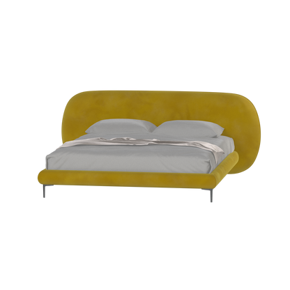 Bolzano Upholstered Bed with Curved Headboard