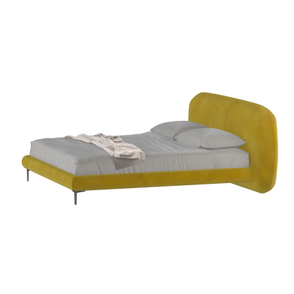 Bolzano Upholstered Bed with Curved Headboard