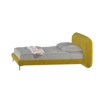 Bolzano Upholstered Bed with Curved Headboard