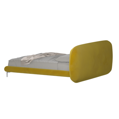 Bolzano Upholstered Bed with Curved Headboard