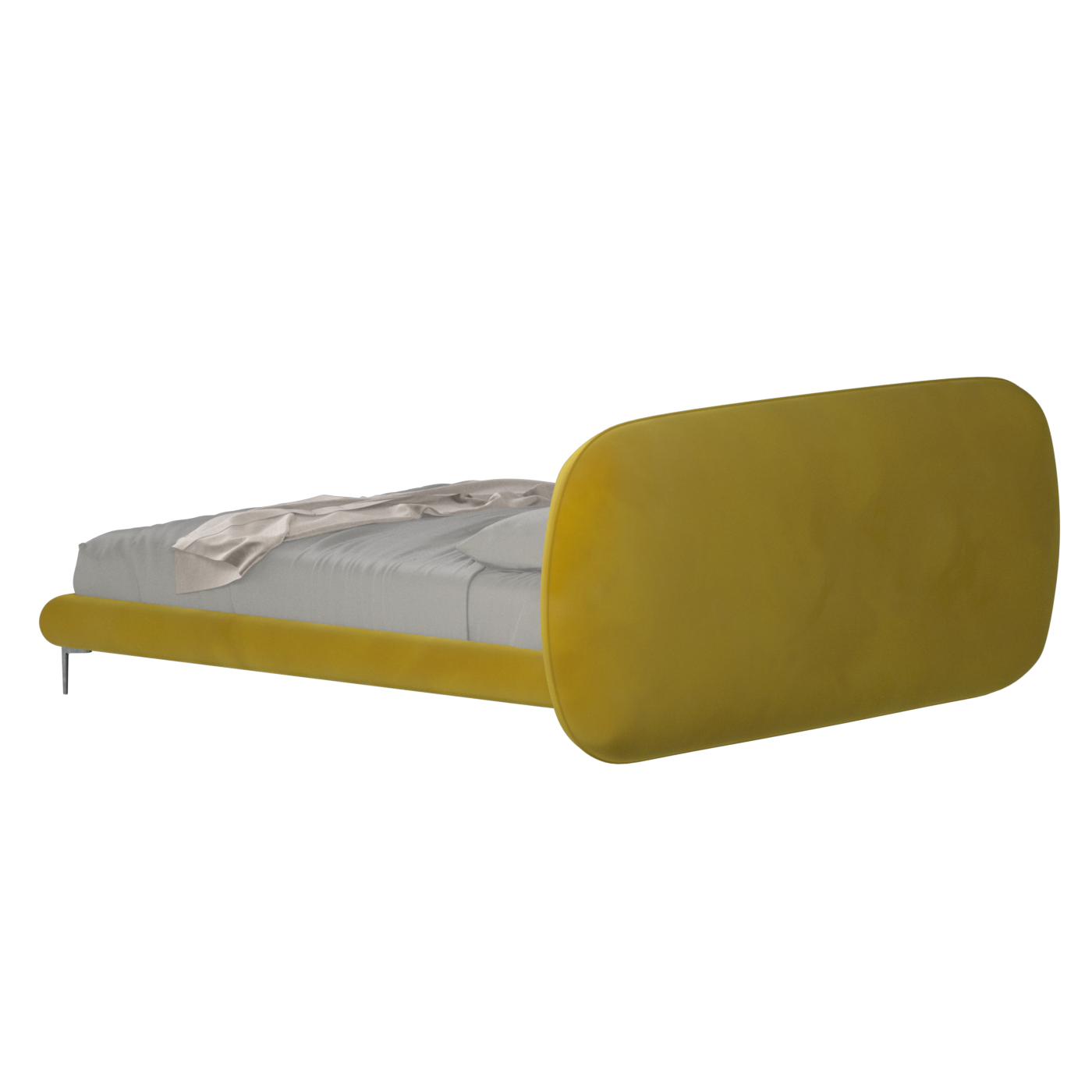 Bolzano Upholstered Bed with Curved Headboard