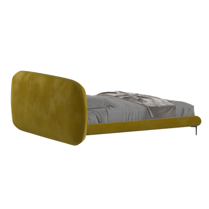 Bolzano Upholstered Bed with Curved Headboard