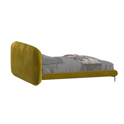Bolzano Upholstered Bed with Curved Headboard
