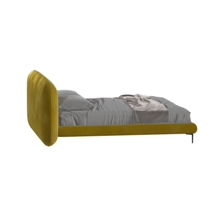 Bolzano Upholstered Bed with Curved Headboard