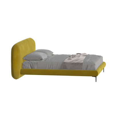 Bolzano Upholstered Bed with Curved Headboard