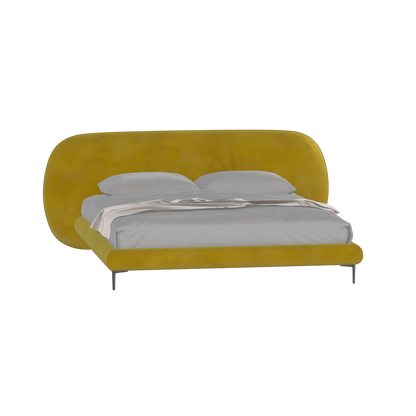 Bolzano Upholstered Bed with Curved Headboard