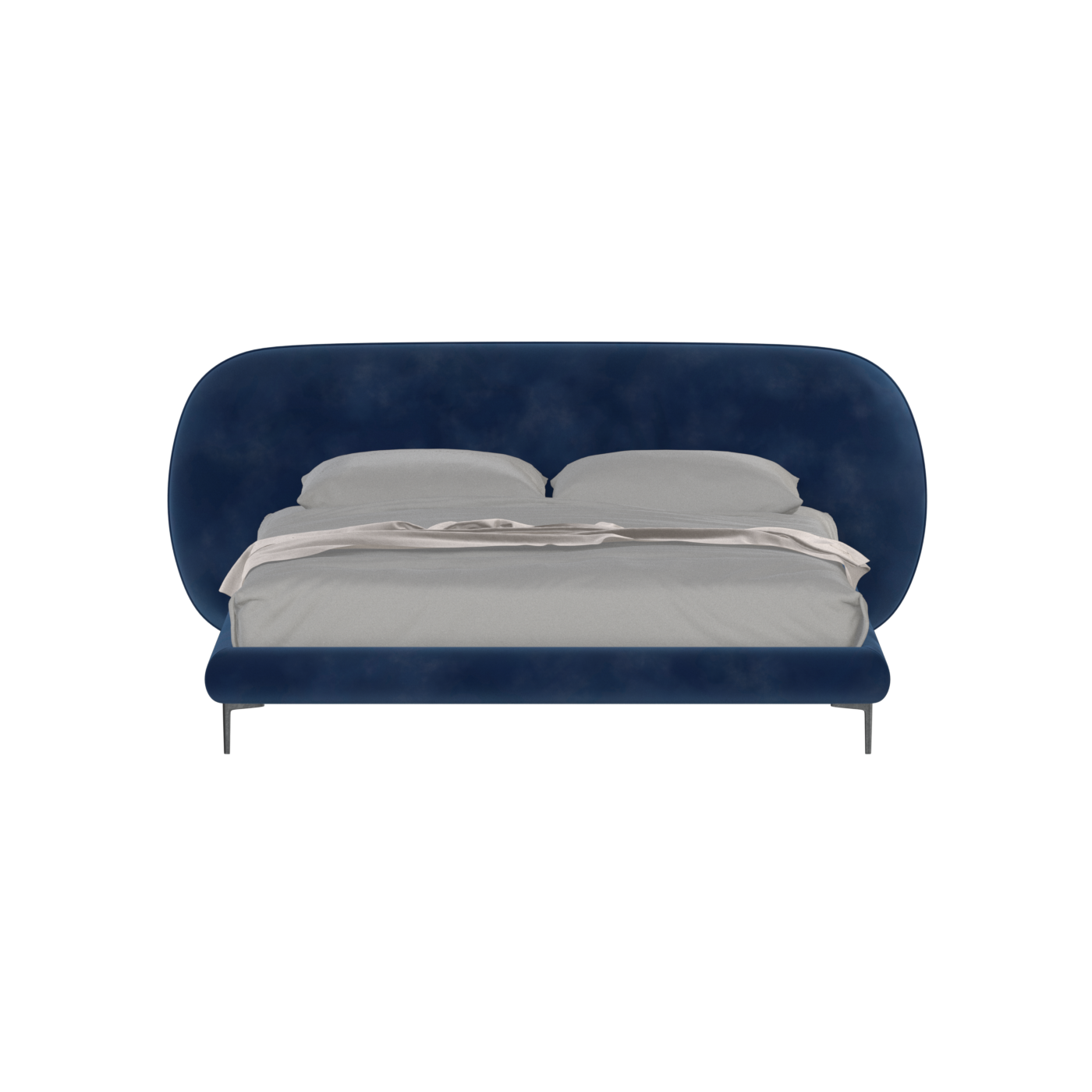 Bolzano Upholstered Bed with Curved Headboard