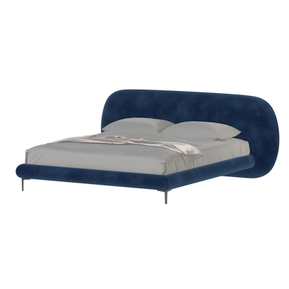 Bolzano Upholstered Bed with Curved Headboard