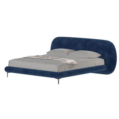Bolzano Upholstered Bed with Curved Headboard