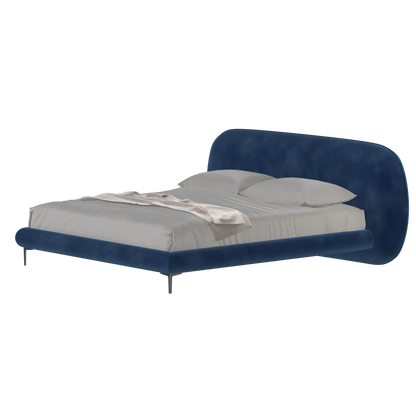 Bolzano Upholstered Bed with Curved Headboard