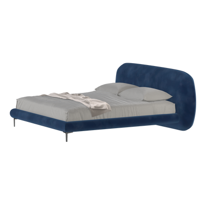 Bolzano Upholstered Bed with Curved Headboard
