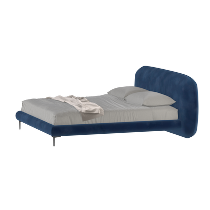 Bolzano Upholstered Bed with Curved Headboard