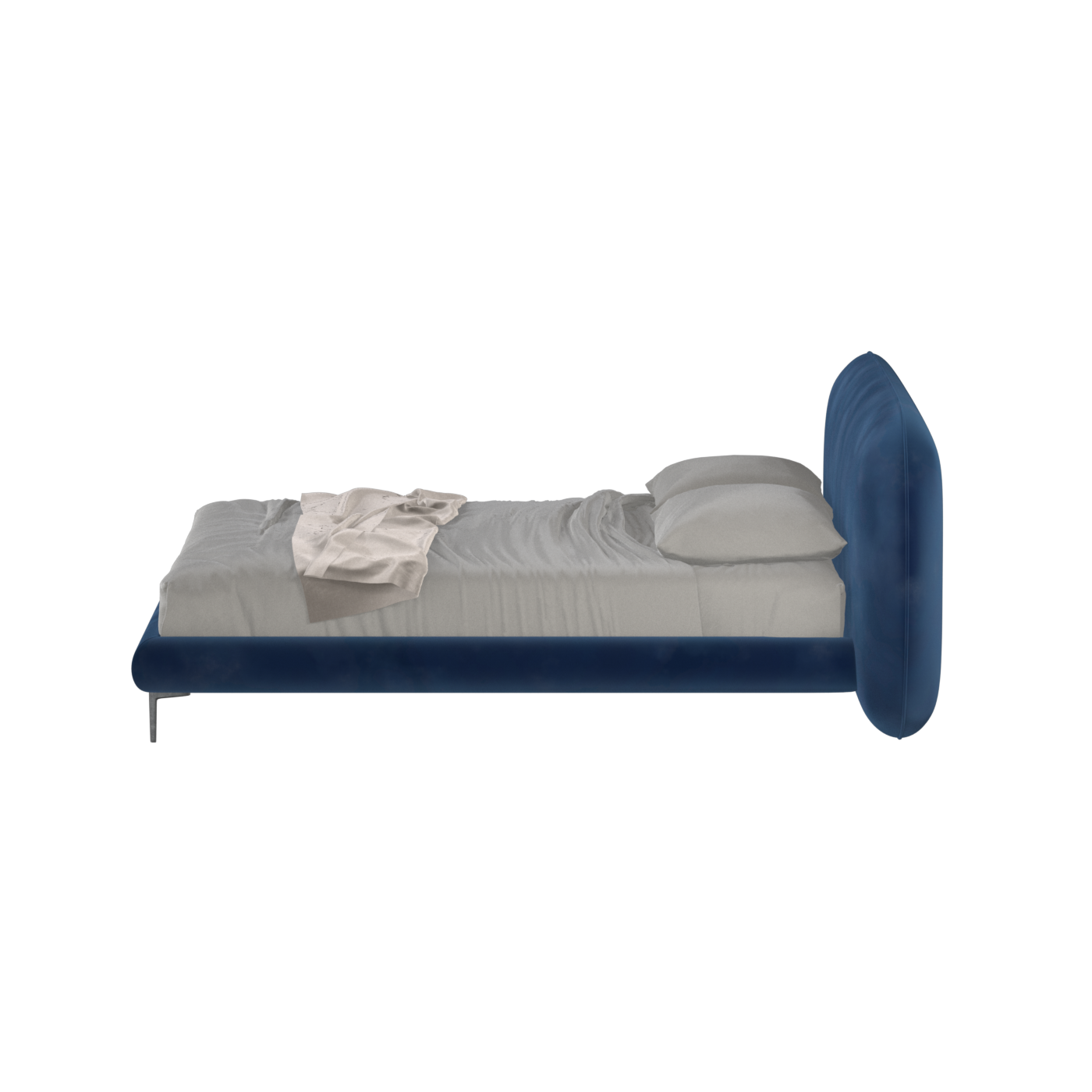 Bolzano Upholstered Bed with Curved Headboard