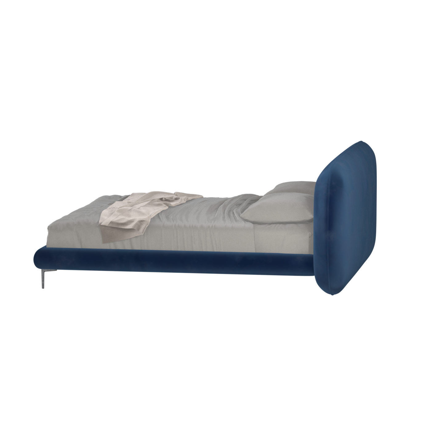 Bolzano Upholstered Bed with Curved Headboard
