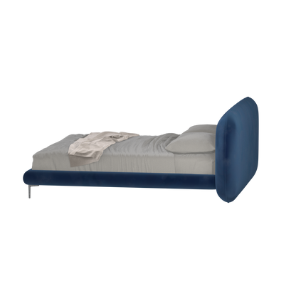 Bolzano Upholstered Bed with Curved Headboard