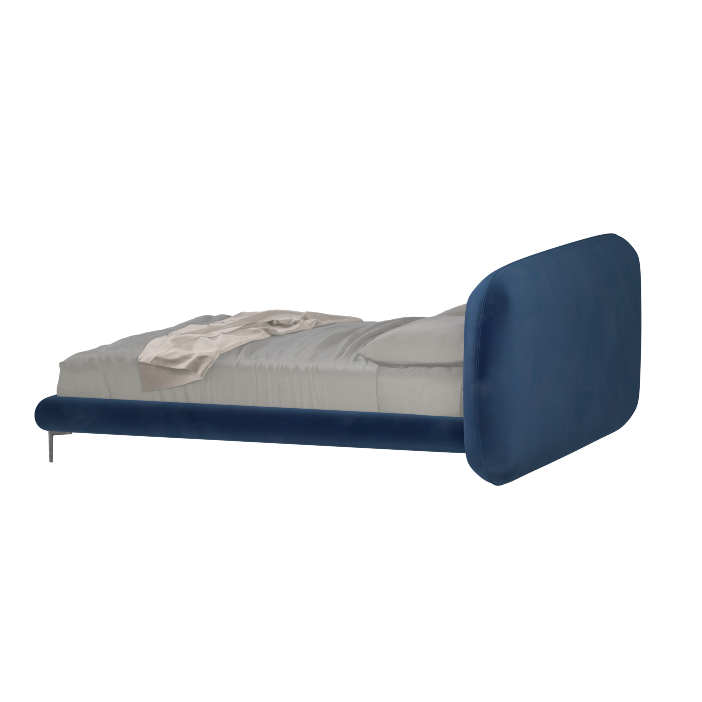Bolzano Upholstered Bed with Curved Headboard