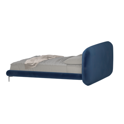 Bolzano Upholstered Bed with Curved Headboard