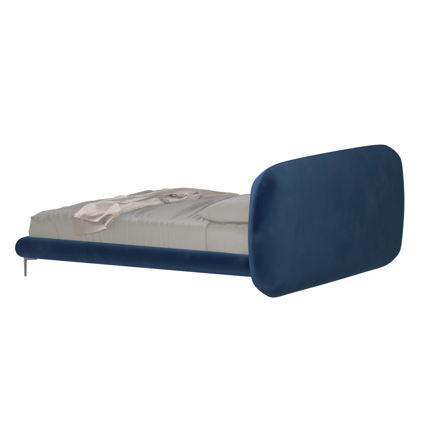 Bolzano Upholstered Bed with Curved Headboard