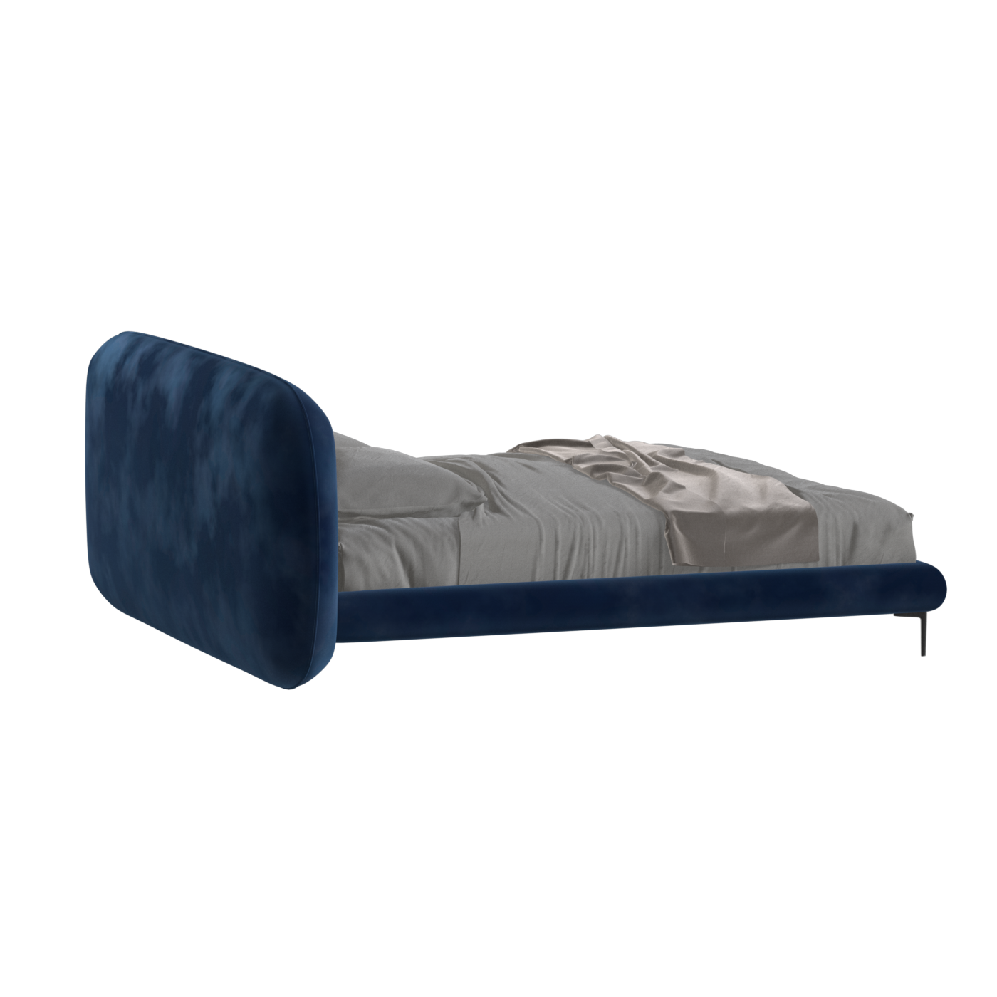 Bolzano Upholstered Bed with Curved Headboard