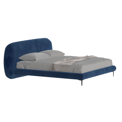 Bolzano Upholstered Bed with Curved Headboard