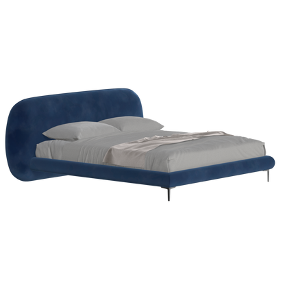 Bolzano Upholstered Bed with Curved Headboard