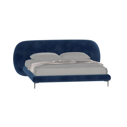 Bolzano Upholstered Bed with Curved Headboard