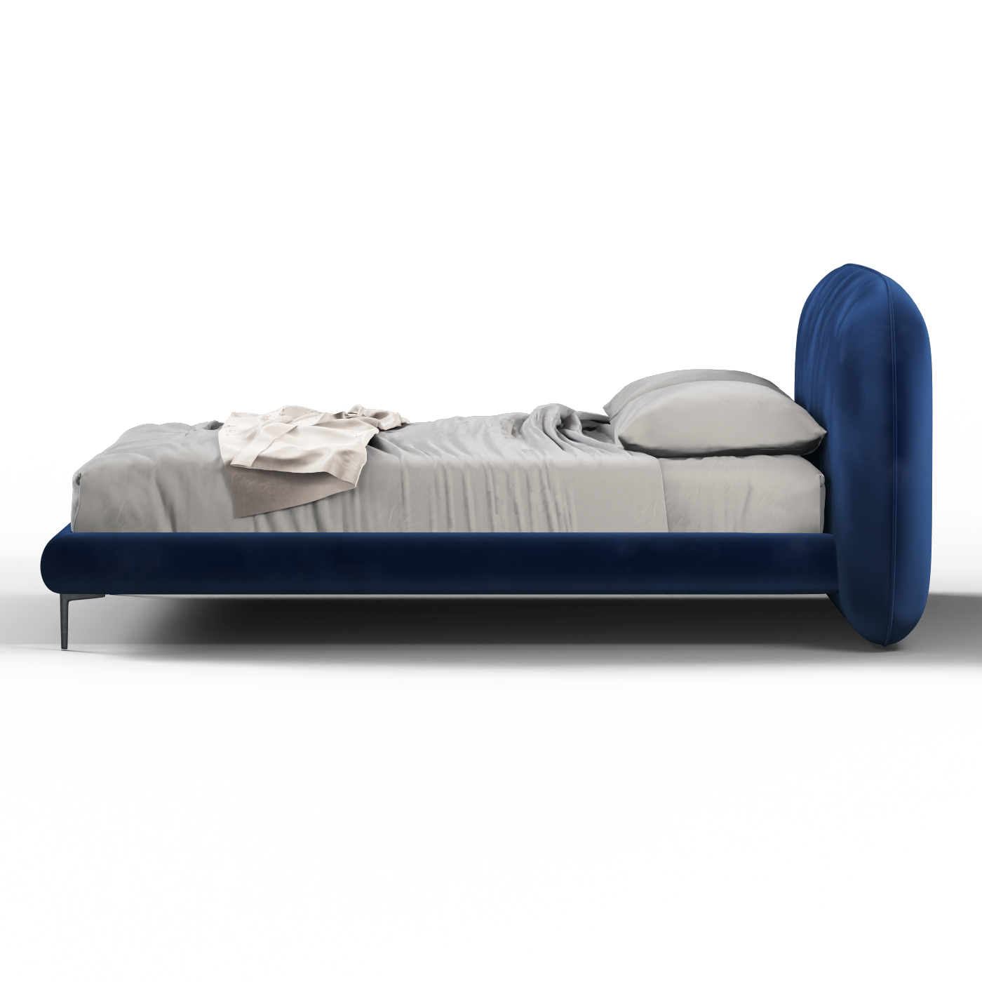 Bolzano Upholstered Bed with Curved Headboard