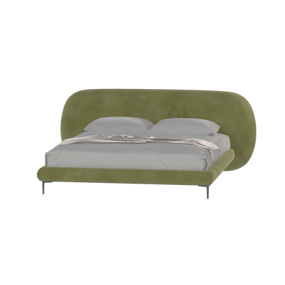 Bolzano Upholstered Bed with Curved Headboard