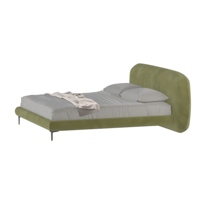 Bolzano Upholstered Bed with Curved Headboard