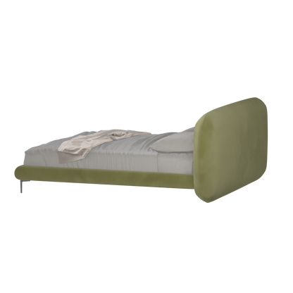 Bolzano Upholstered Bed with Curved Headboard