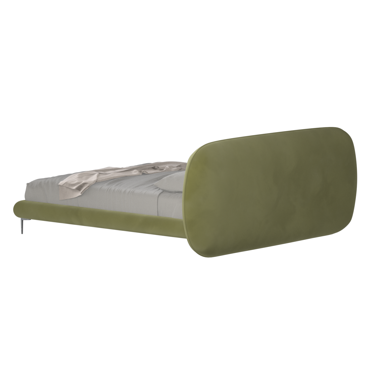Bolzano Upholstered Bed with Curved Headboard