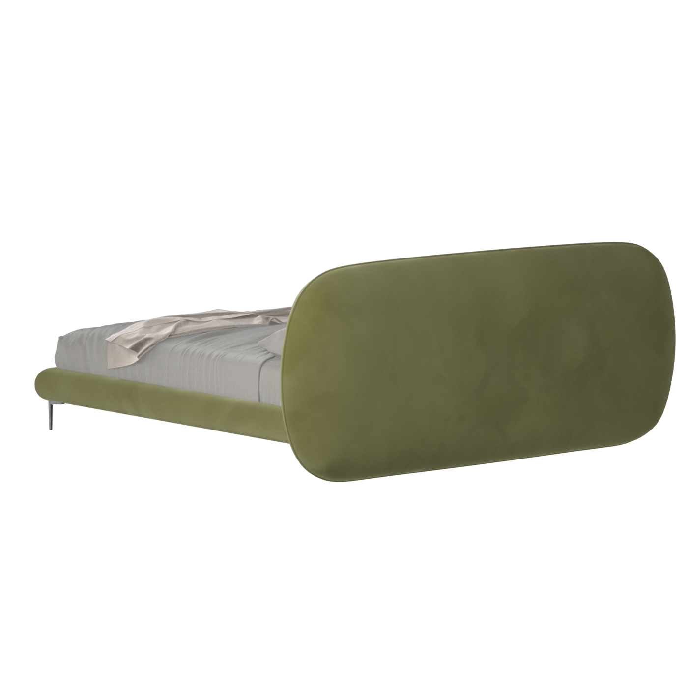 Bolzano Upholstered Bed with Curved Headboard