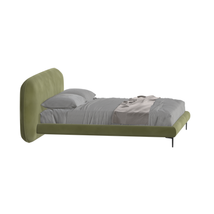 Bolzano Upholstered Bed with Curved Headboard