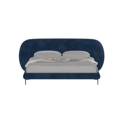 Bolzano Upholstered Bed with Curved Headboard