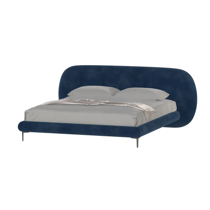 Bolzano Upholstered Bed with Curved Headboard