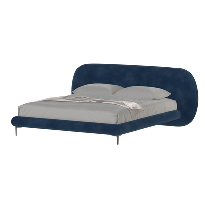 Bolzano Upholstered Bed with Curved Headboard
