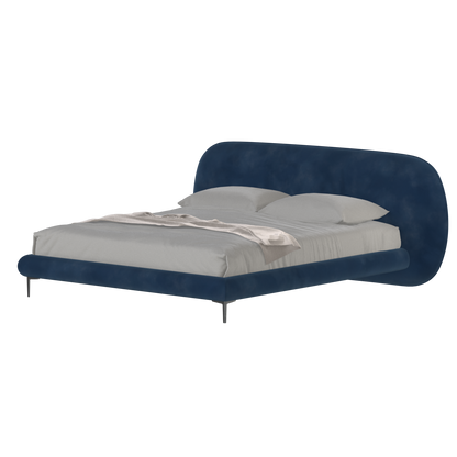 Bolzano Upholstered Bed with Curved Headboard