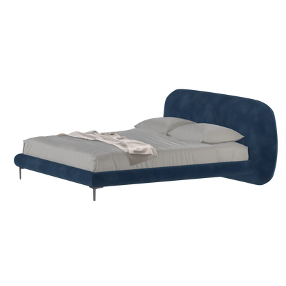 Bolzano Upholstered Bed with Curved Headboard