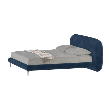 Bolzano Upholstered Bed with Curved Headboard