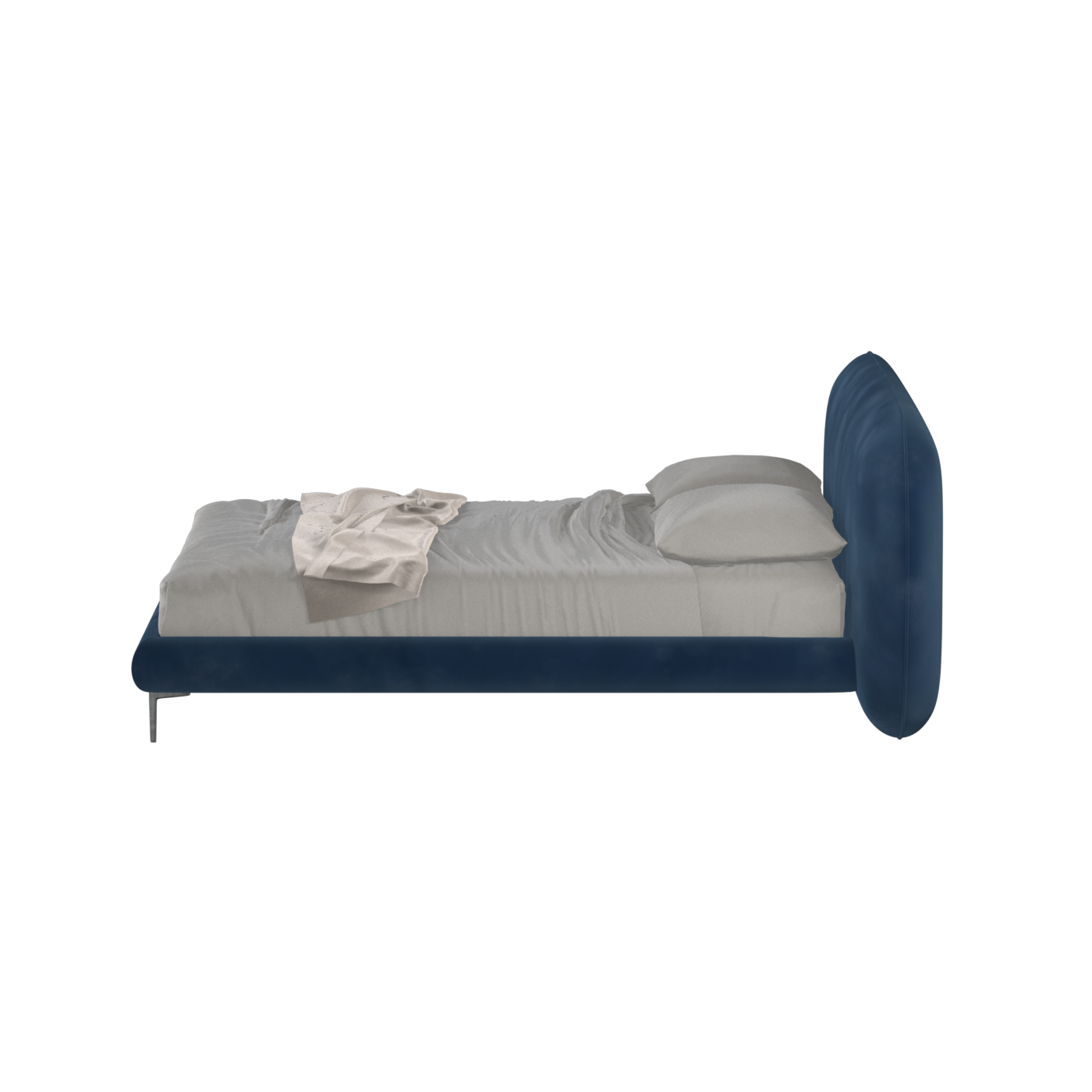 Bolzano Upholstered Bed with Curved Headboard