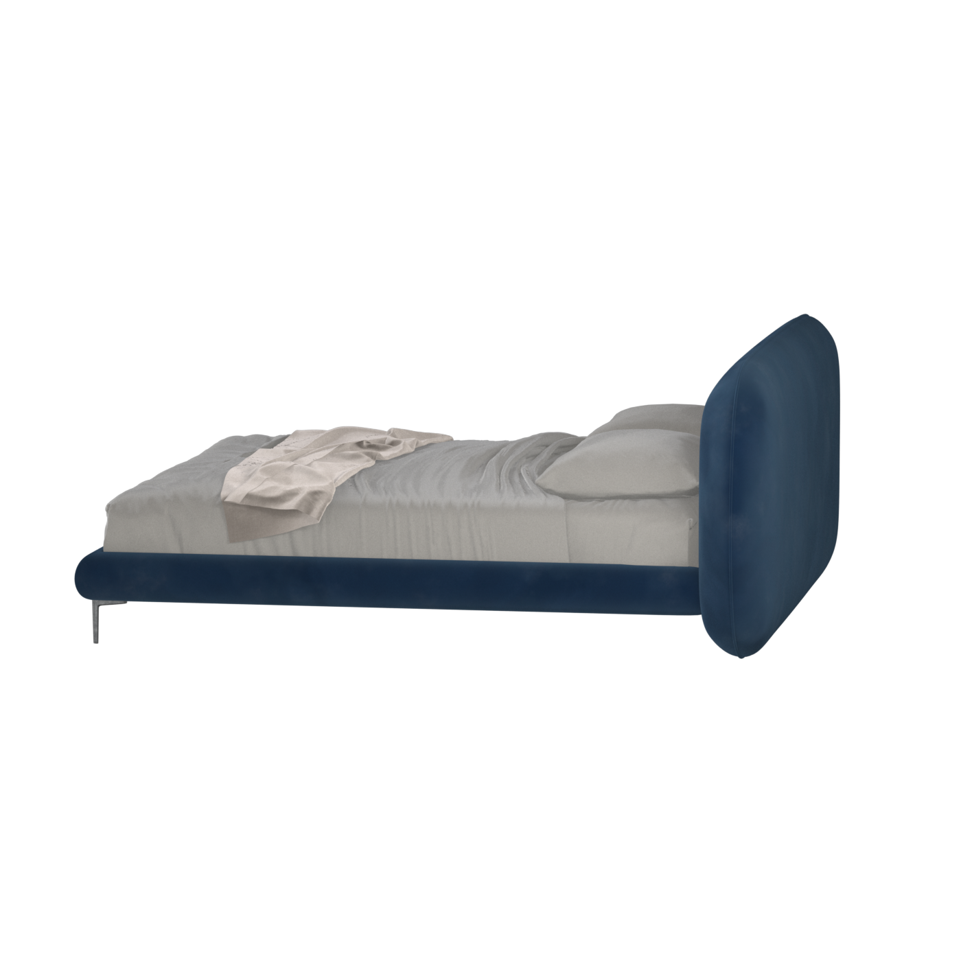 Bolzano Upholstered Bed with Curved Headboard