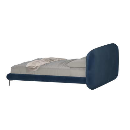 Bolzano Upholstered Bed with Curved Headboard